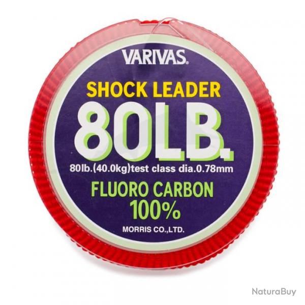 Varivas fluorocarbon shock leader 80lb