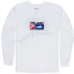 L-Shirt Pelagic Deluxe L Blanc