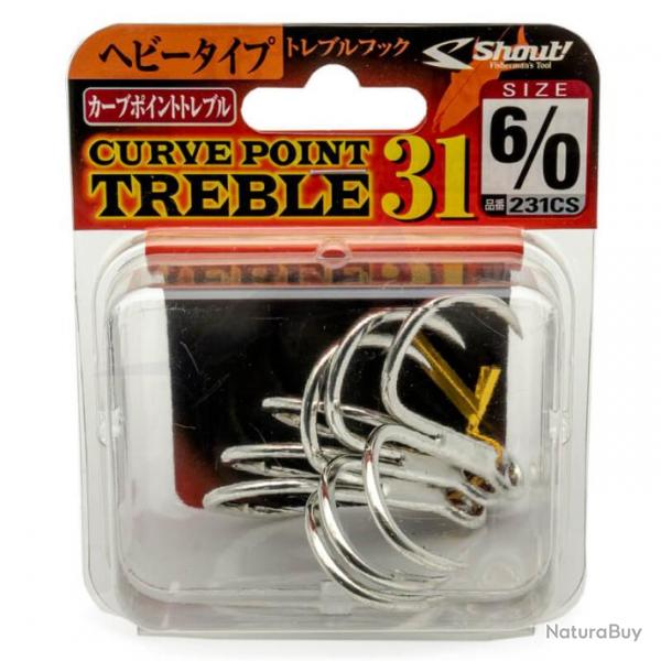 Shout Curve Point Treble 31 6/0