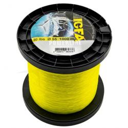 Powerline Nylon IGFA 1000m - jaune 30lb