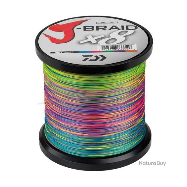 Daiwa Tresse J-Braid X8 1500m Multicolore 29lb