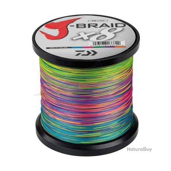 Daiwa Tresse J-Braid X8 1500m Multicolore 37,5lb