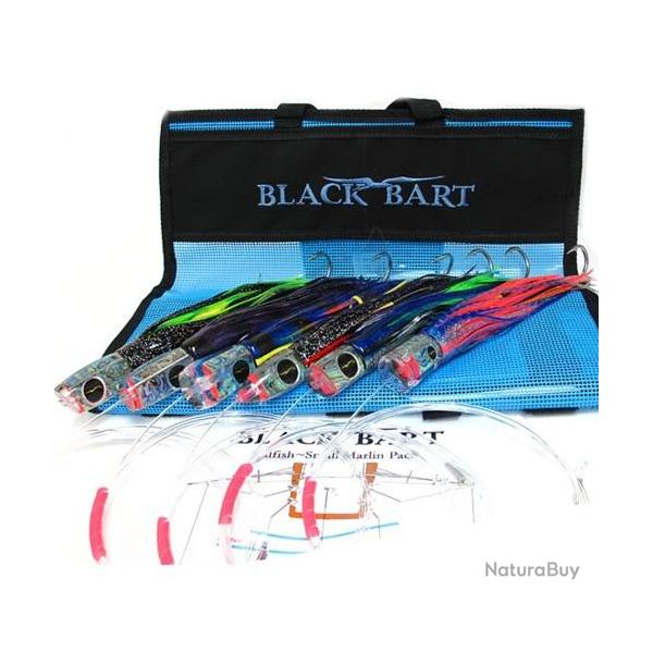 Black Bart Small Billfish Pack Rigged 30-50lb