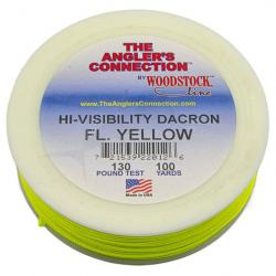 Woodstock Dacron Hi-Visibility 100 YDS fluo Jaune 130lb