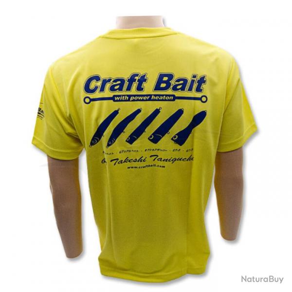 T-Shirt Craft Bait Jaune LL