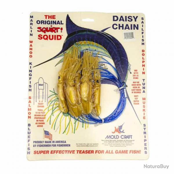 Mold Craft Squid Daisy Chains 6" Golden