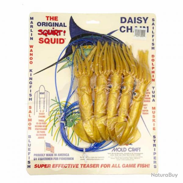 Mold Craft Squid Daisy Chains 9" Golden