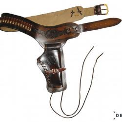 Ceinturon Denix avec un holster pour revolver Western