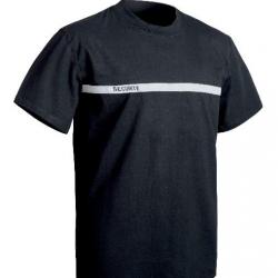 T-shirt SÉCURITÉ noir bande grise