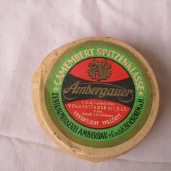 WW2 ALLEMAGNE BOÎTE DE FROMAGE/CAMEMBERT VIDE ALLEMAND EN CARTON ( 39-45 ) RARE