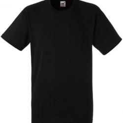Tee-shirt noir Fruit Of The Loom - Taille S