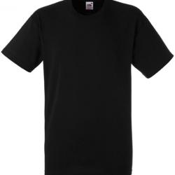 Tee-shirt noir Fruit Of The Loom - Taille M