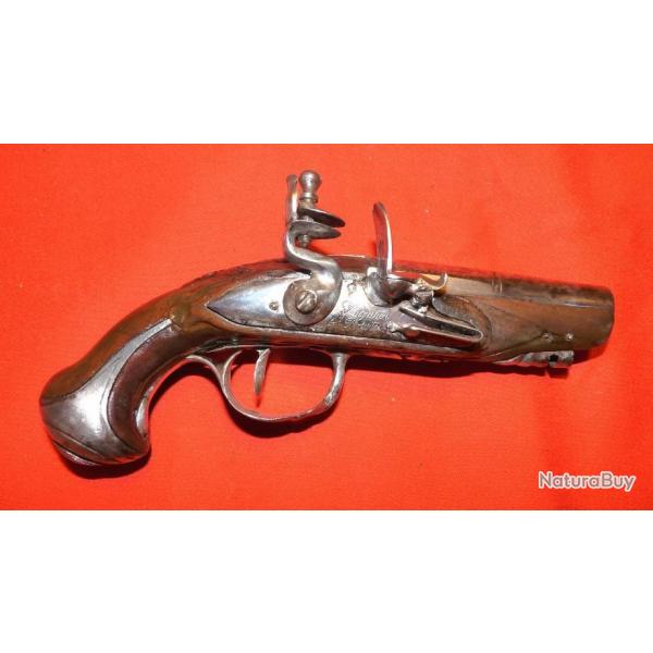 ...Pistolet  silex de Marine 1840 de Jerome Larcher de Nantes   SUPER PRIX