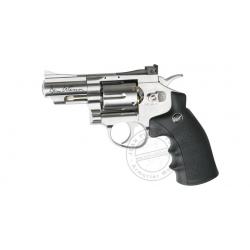 Revolver 4,5 mm CO2 ASG Dan Wesson 2,5'' - Nickelé (3 joules max) - Plombs