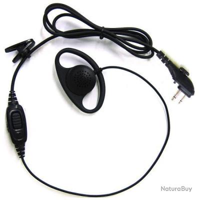 Oreillette Casque Écouteur pour HYT Hytera Radio TC-446S TC