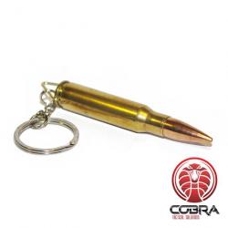 Élégant tir réel munitions balle cartouche en laiton porte-clés .308