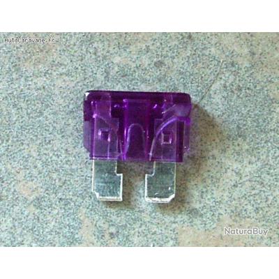 Lot De 10 Fusibles Plats ATO 35A Pour Voiture - Standard, Couleur Bleu-vert