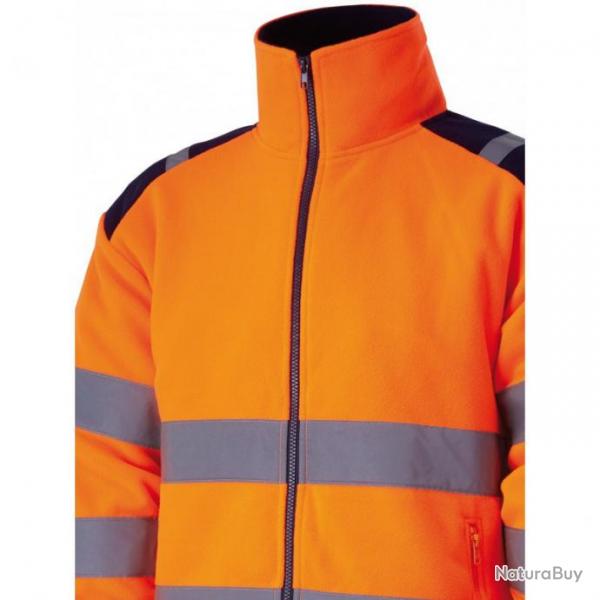 Veste polaire haute visibilit SINGER SAFETY POLGA/POLGO M Orange / Bleu Marine