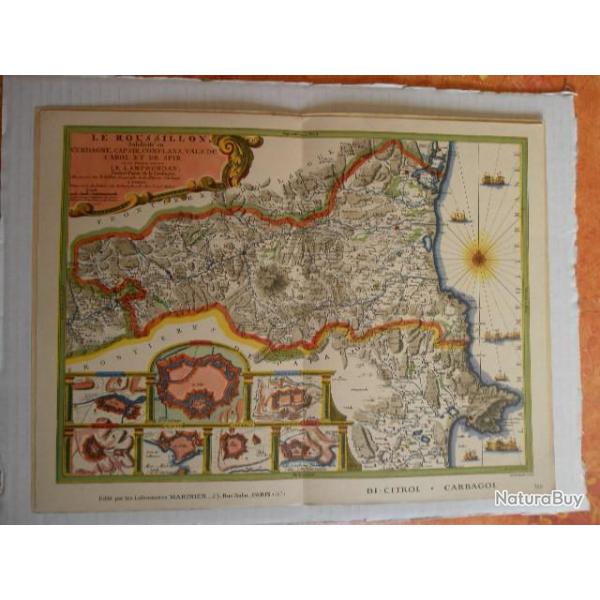 ancienne carte   serie  VIEUX PAYS DE  FRANCE 30 roussillon