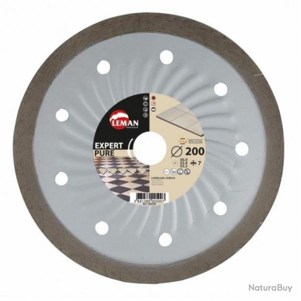 Disque Diamant Jante Continue Carrelage 180x30/25,4/22,23 Ht 7 Leman