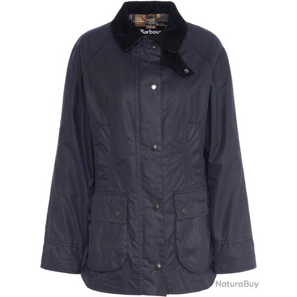 Veste huile Beadnell (Modle: Navy, Taille: 16)