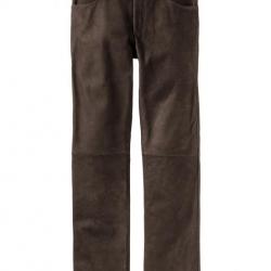 Pantalon en cuir Couleur Marron