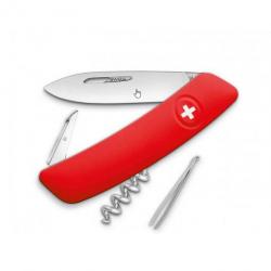 Couteau suisse D01 avec 6 fonctions (Version: rouge)
