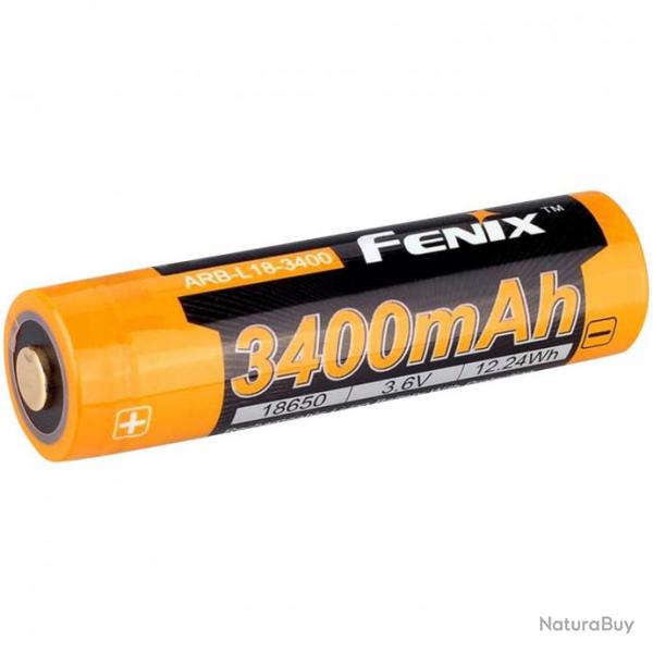 Batterie Fenix type 18650 ARB-L2 / ARB-L2S / ARB-L18 (Modle: 3400 mAh)