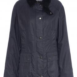 Veste huilée Beadnell (Modèle: Navy, Taille: 10)
