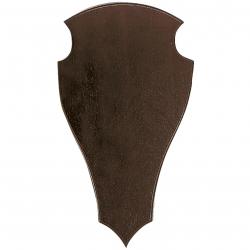 Écusson en bois massif 40x23cm (Couleur: sombre)