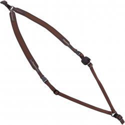 Bretelle pour arme et sac à dos (Couleur: marron)