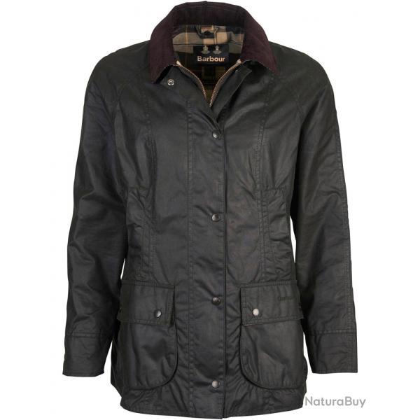 Veste huile Beadnell (Modle: Grn, Taille: 38)