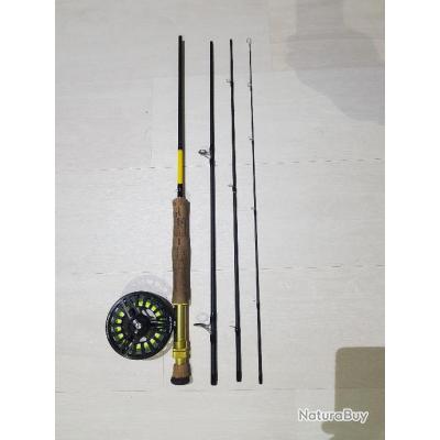 Canne a mouche pour le brochet perche saumon