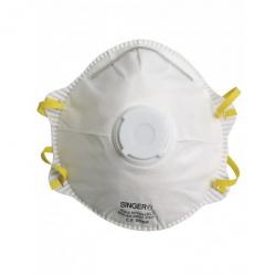 Masque papier avec valve (Boite de 10) SINGER SAFETY AUUMVSL FFP1