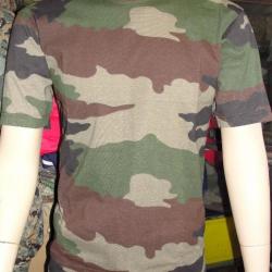 T-shirt Armée Française camouflage Centre Europe maillot cam c/e camo camouflé
