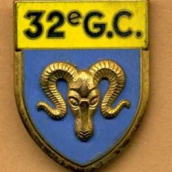 Insigne 32° GC - 32° Groupement de Camp