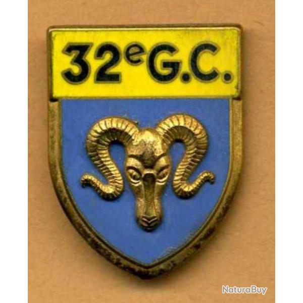 Insigne 32 GC - 32 Groupement de Camp