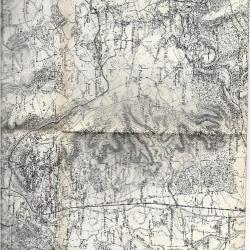 Carte d'état-major , tirage de mai 1884 , metz nord ouest , alsace-lorraine annexée