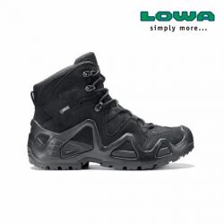 Chaussures Rangers Lowa Zephyr mid Gore-Tex noires  / gtx Task Force TF
