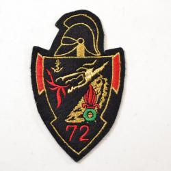 Insigne brodé / patch 72e Bataillon du Génie 72 BG