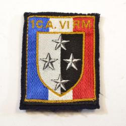 Insigne brodé / patch 1 C.A CA-VIRM regiment 1° Corps d'Armée 6° Région Militaire