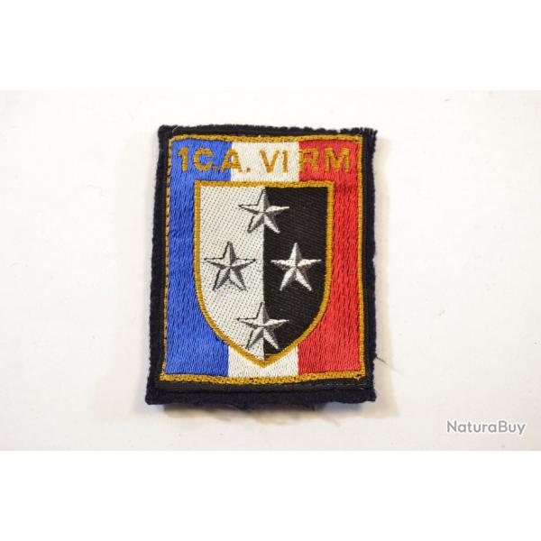 Insigne brod / patch 1 C.A CA-VIRM regiment 1 Corps d'Arme 6 Rgion Militaire