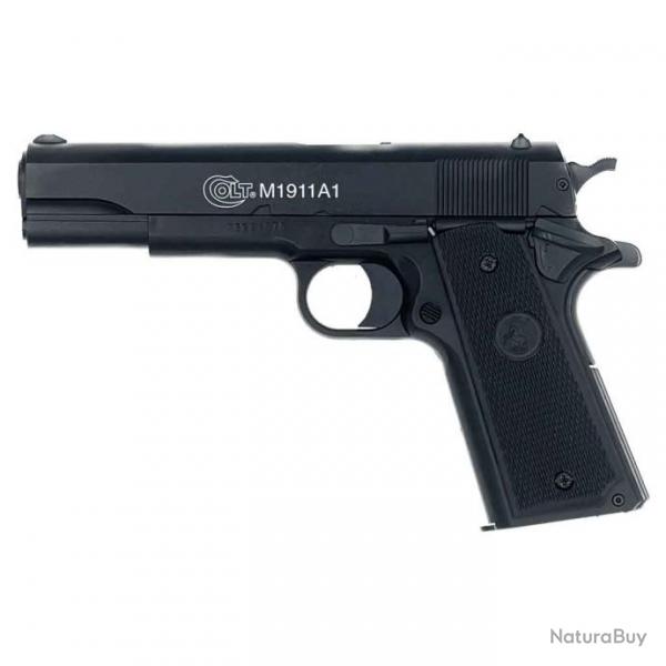 Rplique airsoft Colt M1911-A1 HPA 180116 Mtal Noir (Cybergun)