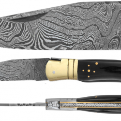 DAMAS - Couteau 11,5 cm - corne
