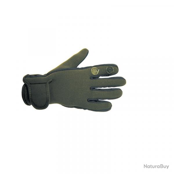 GANTS NEOPRENE KAKI AVEC OUVERTURE SUR INDEX - PERCUSSION - TAILLE XXL / 2XL