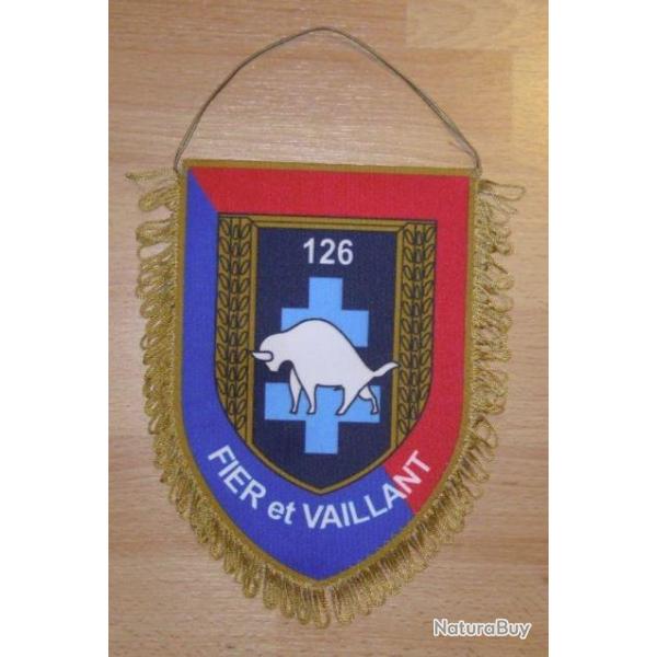 Fanion 126 RI -126 Rgiment d'Infanterie  -  les Caporaux-chefs