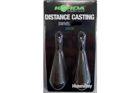 Korda DISTANCE CASTING Swivel Weed Herbe plombs carpe 3oz//85g 3,5oz//99g 4oz//113g