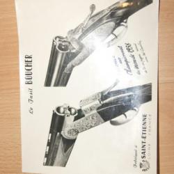 publicité fusil BOUCHER papier glacé -  (d8c3089)