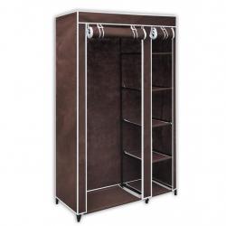 Armoires penderie etagère tissu marron entrée chambre camping 2002001