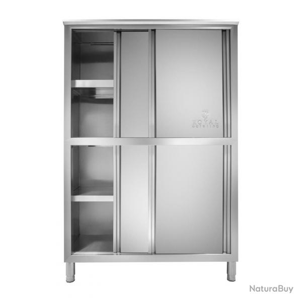 Armoire cuisine professionnelle inox 4 tages 50 x 118 x 180 cm 3614123